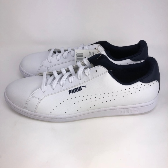 Puma Smash Perf C Men's Sneaker Tennis Shoes White - Picture 3 of 7